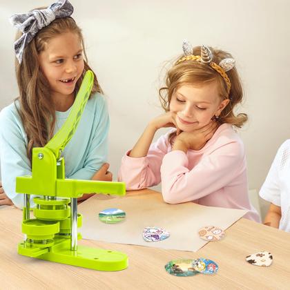 Imagem de Button Maker Machine Craftask de vários tamanhos 58 mm+75 mm+57 x 53 mm