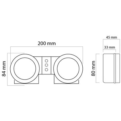 Imagem de Buzina Náutica Dupla Compacta Inox P/ Barcos Lanchas 12V