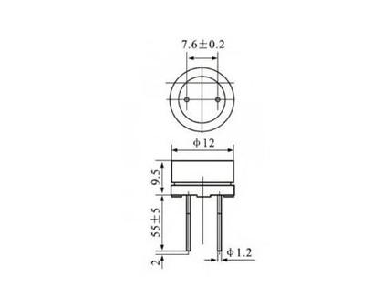 Imagem de Buzzer Contínuo 3V 12mm