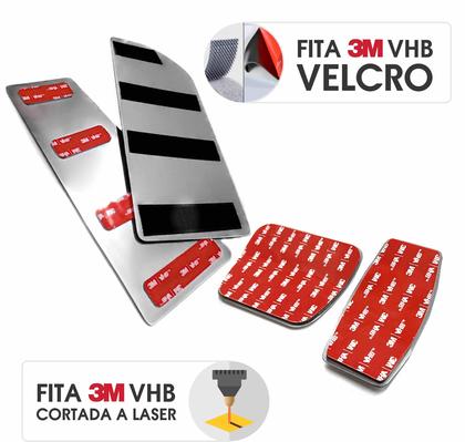 Imagem de BYD Dolphin Mini 2023/2025 Soleira Alto Relevo Pedaleira Descanso Inox