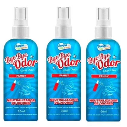 Imagem de Bye Bye Odor Tchau Chulé Neutralizador Family