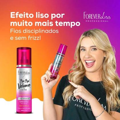 Imagem de Bye Bye Volume e No Frizz Liso Mágico 200ml Forever Liss