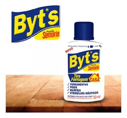 Imagem de Byts Semorin Tira Ferrugem Casa Ferramentas Acessórios 50ml