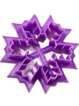 Imagem de C14 cortador Floco de neve confeitaria pasta americana