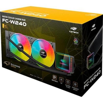 Imagem de C3TECH Water Cooler Fc-w240rgb Preto Pct /1