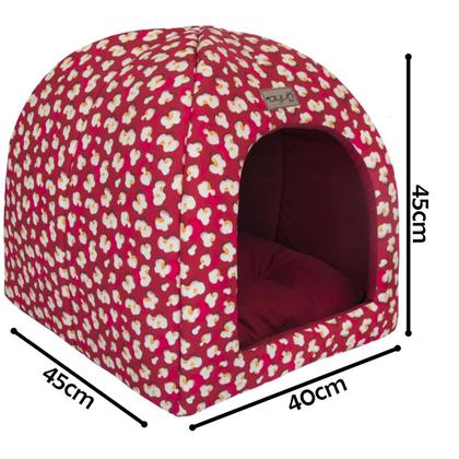 Imagem de Cabana 2x1 Pipoca Avuk Pet (Cama Cachorro Gato Toca Casa Toquinha Casinha Cabaninha)