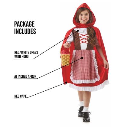 Imagem de Cabana divertida de fantasias Little Red Riding Hood para meninas G-Large