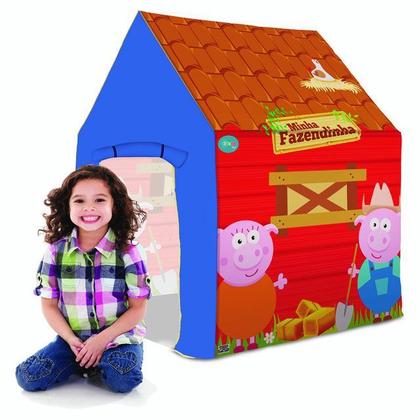 Imagem de Cabana Infantil Barraca Minha Fazendinha Bangtoys Casinha Infantil