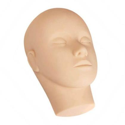 Imagem de Cabeça Borracha para Treino de Cílios e Micropigmentação