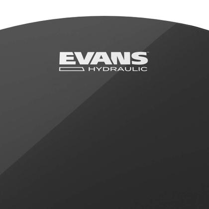 Imagem de Cabeça de bumbo Evans Black Hydraulic 22 polegadas