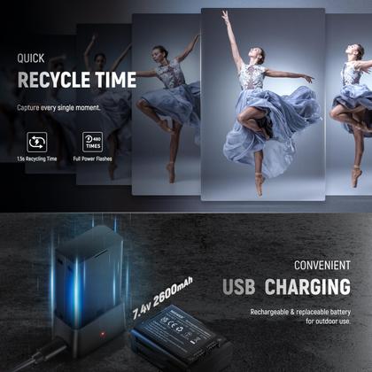 Imagem de Cabeça redonda Flash Speedlite Neewer Z1-N TTL para Nikon