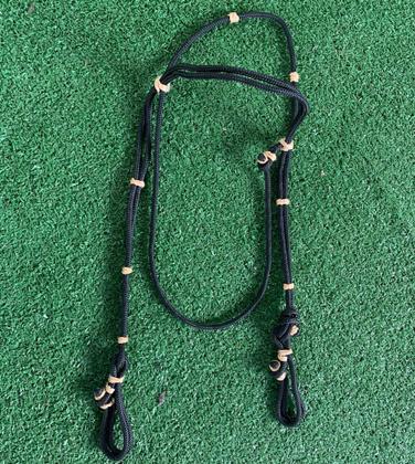 Imagem de Cabeçada de Corda de Poli com Charrua para Cavalos de Todas as Raças