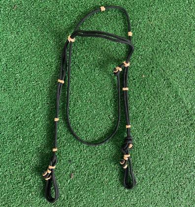 Imagem de Cabeçada de Corda de Poli com Charrua para Cavalos de Todas as Raças