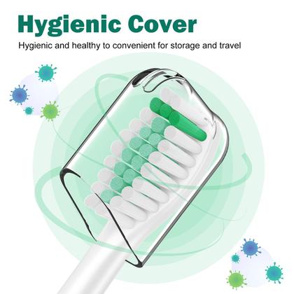 Imagem de Cabeças de escova de dentes HAPPYMOMO para Philips Sonicare E-Series, pacote com 6