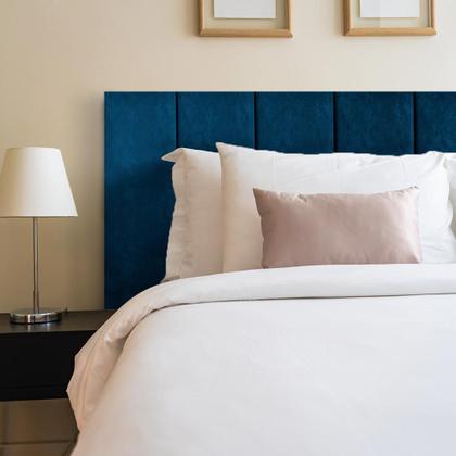 Imagem de Cabeceira Adesiva Estodada Modular Suede ul 60X20 1 Pç