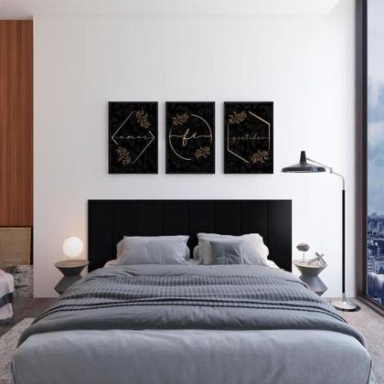 Imagem de Cabeceira Adesiva Modular Estofada Em Suede 60Cmx20Cm 1 Peça