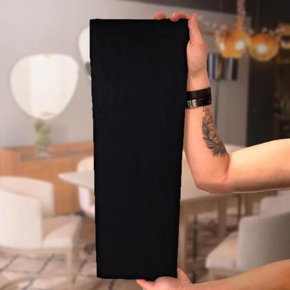 Imagem de Cabeceira Adesiva Modular Estofada Em Suede 60Cmx20Cm 1 Peça