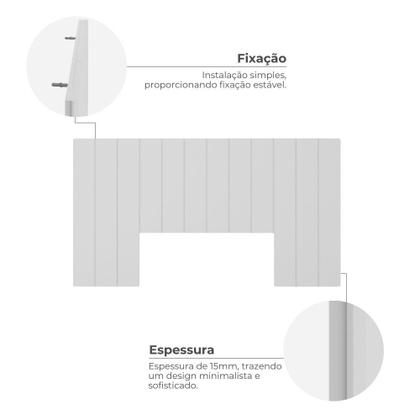 Imagem de Cabeceira Aurora Modulada Cama Box Casal/queen/king 2,40m 12 Módulos