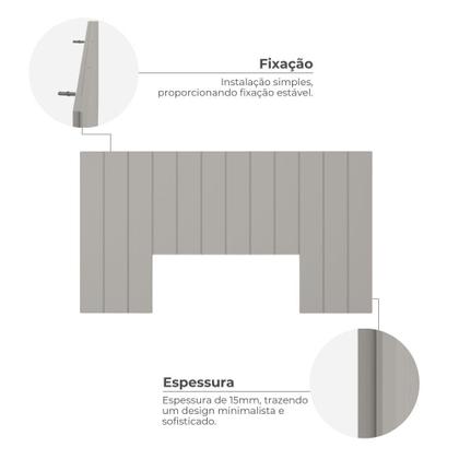 Imagem de Cabeceira Aurora Modulada Cama Box Casal/queen/king 2,40m 12 Módulos