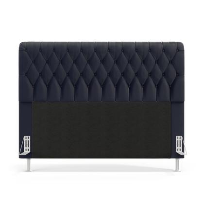 Imagem de Cabeceira Bellatrix 160 Modulada Estofada A-019 Couro Artificial Azul Aradecor
