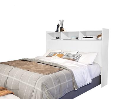 Imagem de Cabeceira Box Cama Casal 1,40 Melissa Com Prateleira e Nicho para Quarto