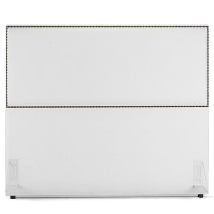 Imagem de Cabeceira Box Casal Com Tachas 160 cm Vicenza L02 Facto Branco - Lyam Decor