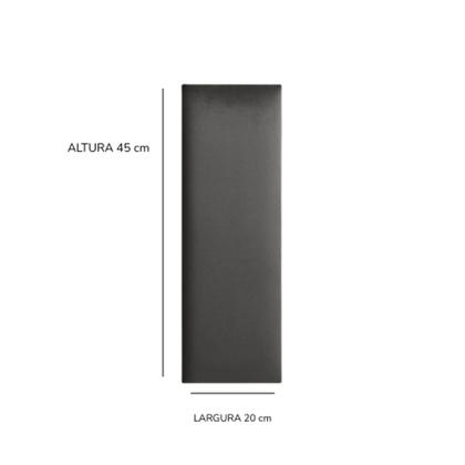 Imagem de Cabeceira Box Estofada Modulada Casal Modelo Julia Cores Disponiveis