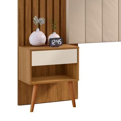 Cabeceira Box Zara Com Capitonê E Mesa De Cabeceira - Robel Móveis Imagem de Cabeceira Box Zara Com Capitonê E Mesa De Cabeceira - Robel Móveis