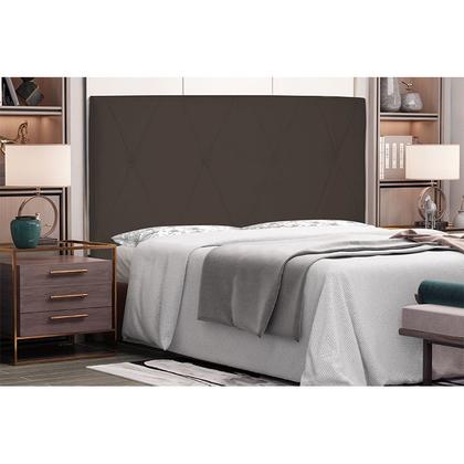 Imagem de Cabeceira Cama Box Casal 140cm Aquilla Suede Café - Sheep Estofados