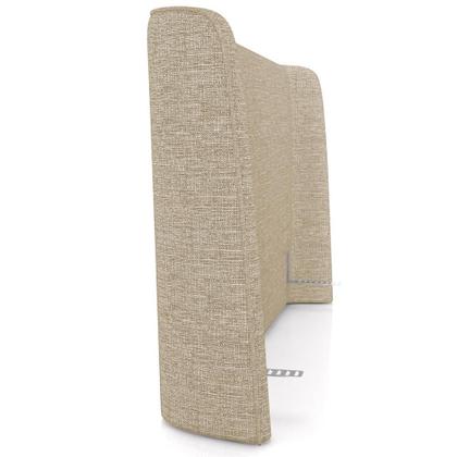 Imagem de Cabeceira Cama Box Casal 140cm Nilo P05 Linho Bege - Lyam Decor