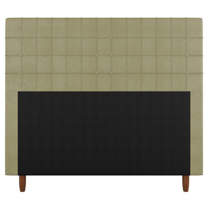 Imagem de Cabeceira Cama Box Casal Queen Size Parisis 160cm Linho Bege - Abmaza