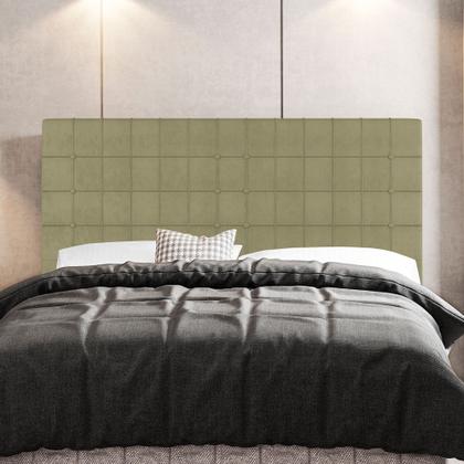 Imagem de Cabeceira Cama Box Casal Queen Size Parisis 160cm Linho Bege - Abmaza
