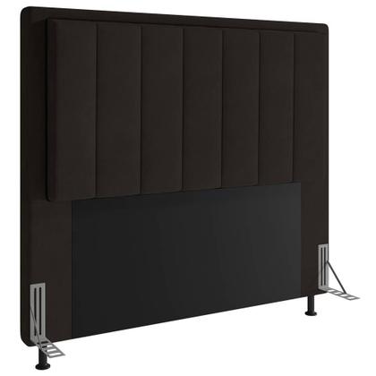 Imagem de Cabeceira Cama Box Casal Veneza 140 Cm Suede