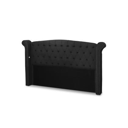 Imagem de Cabeceira Cama Box Estofada Madeira Queen Size Grécia