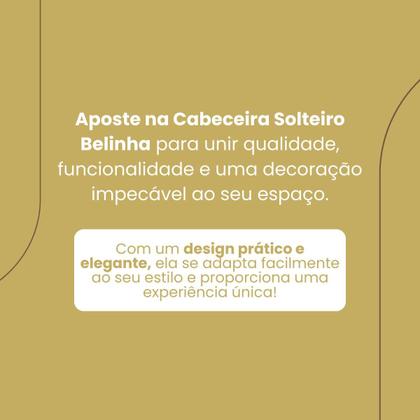 Imagem de Cabeceira Cama Box King Size Estofada Madeira Belinha