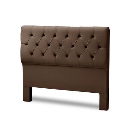 Imagem de Cabeceira Cama Box King Size Estofada Madeira Realeza