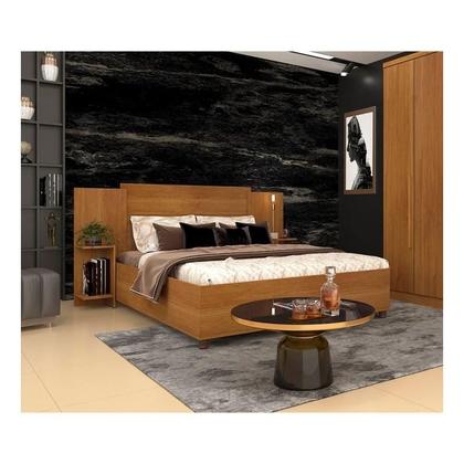 Imagem de Cabeceira Cama Box Madeirado Arizona Cinamomo Tcil Móveis