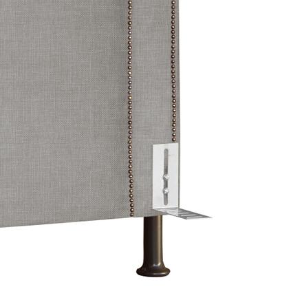 Imagem de Cabeceira Cama Box Quarto Casal Super King 195cm Viviane Linho - Estopar