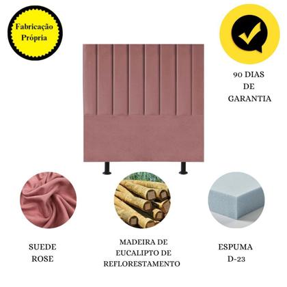 Imagem de Cabeceira Cama Box Solteiro 100 cm Sophia Carla Suede