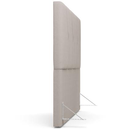 Imagem de Cabeceira Cama Box Solteiro 100cm Aura Linho W01 Bege - Mpozenato