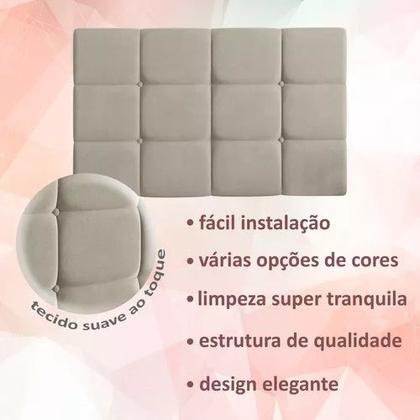 Imagem de Cabeceira Cama Box Solteiro Captone 0,88m Bia Moderna