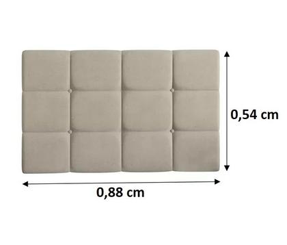 Imagem de Cabeceira Cama Box Solteiro Captone 0,88m Bia Moderna