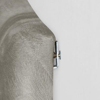 Imagem de Cabeceira Cama Casal Queen Box Estofada 1,60 CAPITONÊ Suspensa - Cinza Suede