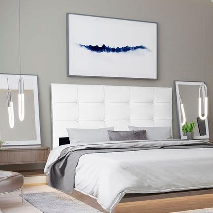 Imagem de Cabeceira Cama de Solteiro Box Estofada Quarto Roma 90cm