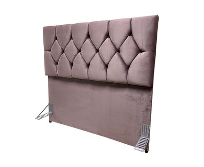 Cabeceira capitonê c/ pés p/ cama box padrão 1,38 cm - rose - NEGROMONTE STORE Imagem de Cabeceira capitonê c/ pés p/ cama box padrão 1,38 cm - rose