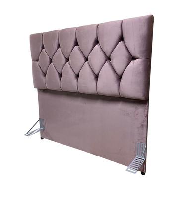 Cabeceira capitonê c/ pés p/ cama box padrão 1,38 cm - rose - NEGROMONTE STORE Imagem de Cabeceira capitonê c/ pés p/ cama box padrão 1,38 cm - rose