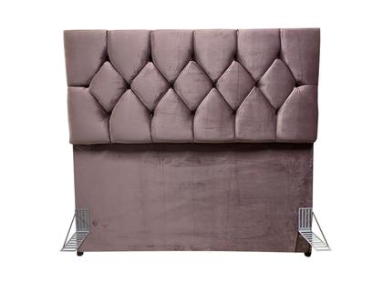Cabeceira capitonê c/ pés p/ cama box padrão 1,38 cm - rose - NEGROMONTE STORE Imagem de Cabeceira capitonê c/ pés p/ cama box padrão 1,38 cm - rose
