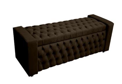 Imagem de Cabeceira capitone + Sapateira recamier para cama box casal king - Suede - Sv Decor