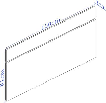 Imagem de Cabeceira Casal 100% MDF Select Belmax