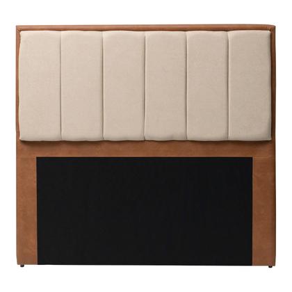 Imagem de Cabeceira Casal 140cm material sintético Tecido Bouclê Madeira Maciça Estofada Quarto Parede Fixa Cama Box Nobre